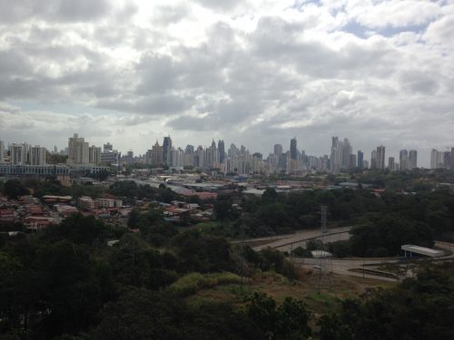View of Panama City from the Canopy Crane