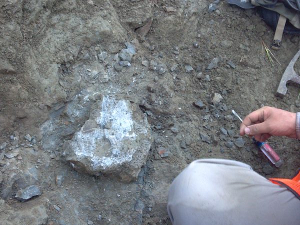 Excavating with a screwdriver