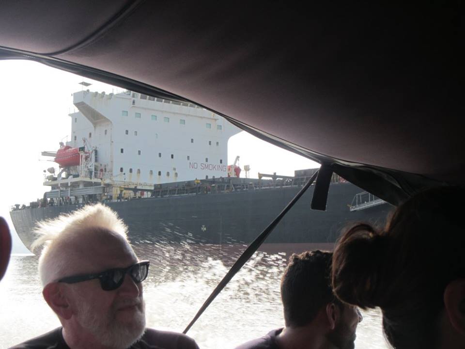 On the boat from Gamboa