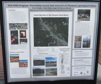 PCP PIRE Program: Promoting research and outreach on Panama’s geological history. Photo courtesy of Paris Morgan.