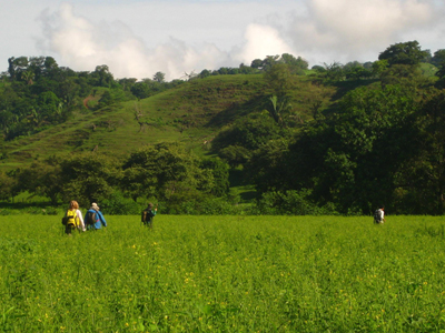 Together with a group of twenty-plus students from the University of the Andes, de Bogota, Colombia, the Summer 2015 PCP-PIRE intern team shared in a three week mission to map the bedrock geology of western Panama. Photo courtesy of Gina Roberti.