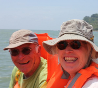 Gary Bloom and his wife, Katy Stonebloom, during a trip to Panama with Cohort 1 of teachers. Photo courtesy of Santa Cruz, CA Teachers.