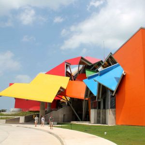 The Frank Gehry designed edifice of the BioMuseo in Panama. Photo courtesy of Megan Higbee.