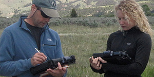 David and Jessica Foster, PCP PIRE members while doing field work. They both will visit Panama this month. © Photo by Megan Foster