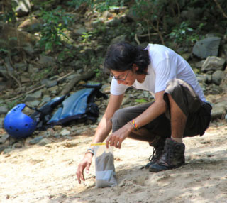 Diego Ramírez is Dr. David Foster’s student at the Geology Department at UF. © Photo by Diego Ramírez.