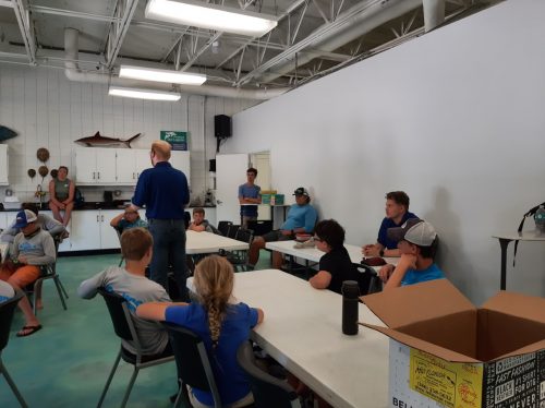 Outreach at summer camp