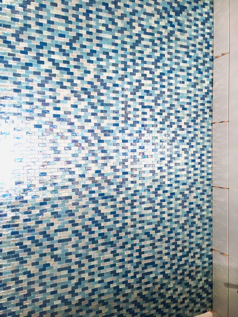 Restroom tile