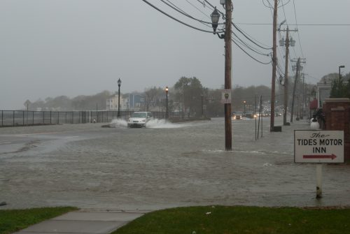 photo of water-covered road