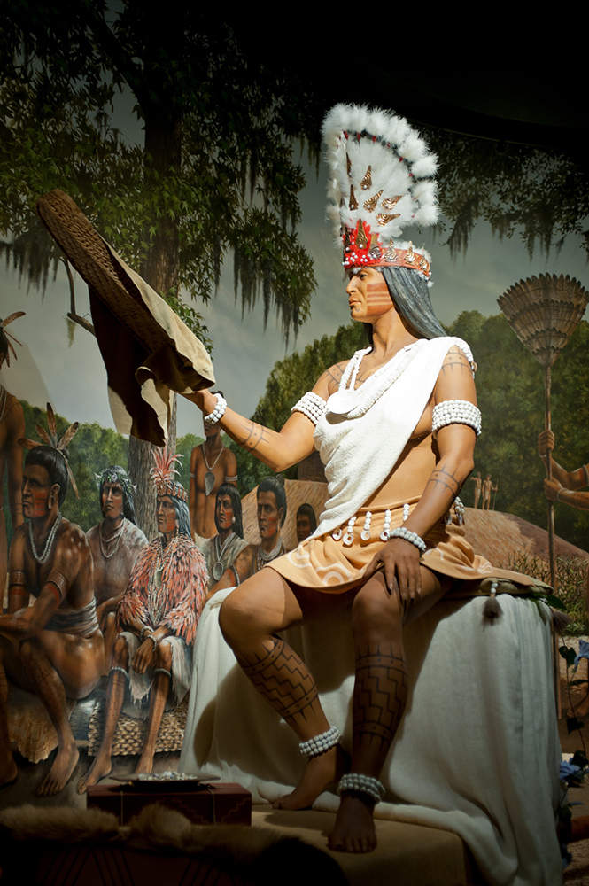 Depiction of a Native American man