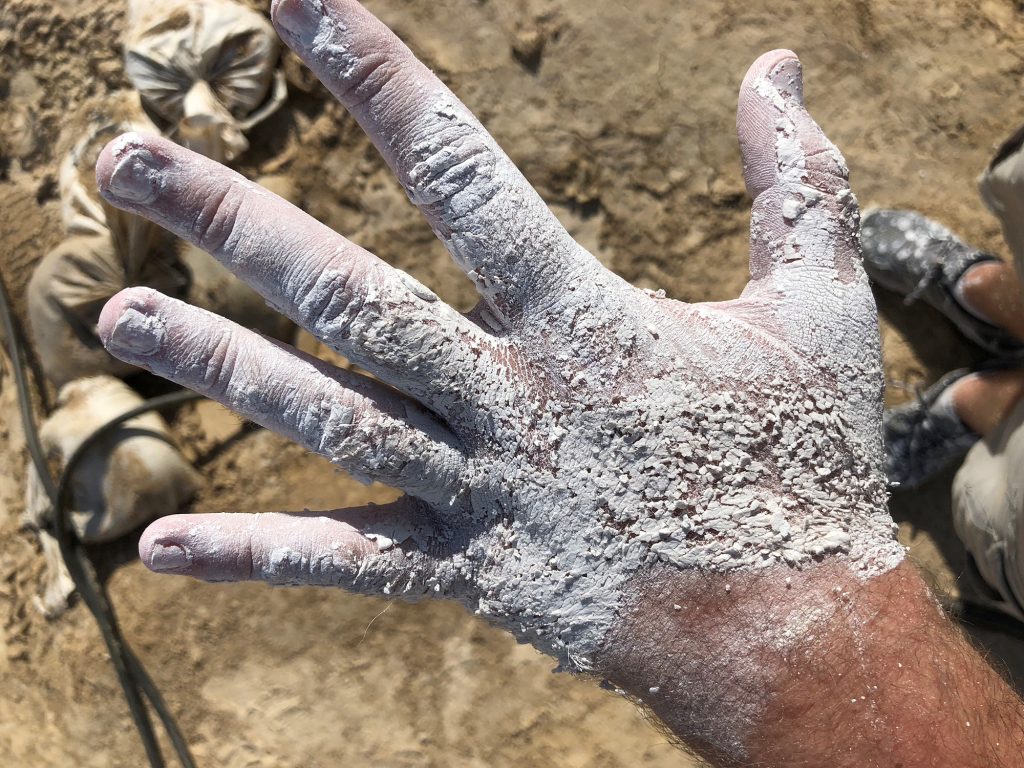 Don’t do jackets if you aren’t ready to get dirty. There is very few ways to minimize the mess. However, it is kind of fun. You can see my now plaster covered shoes in the photo.