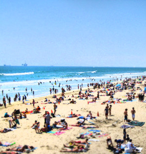 Crowded Beach