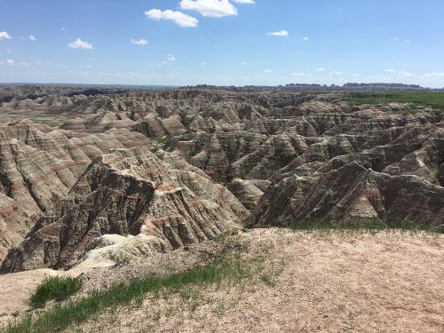 badlands formations