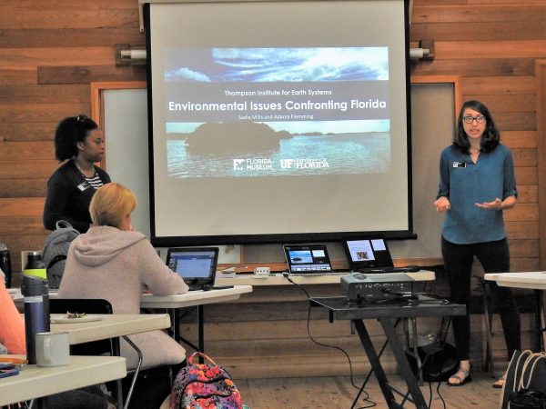 Adania Flemming and Sadie Mills talked about environmental issues facing Florida. Which issues are already being talked about in classrooms?