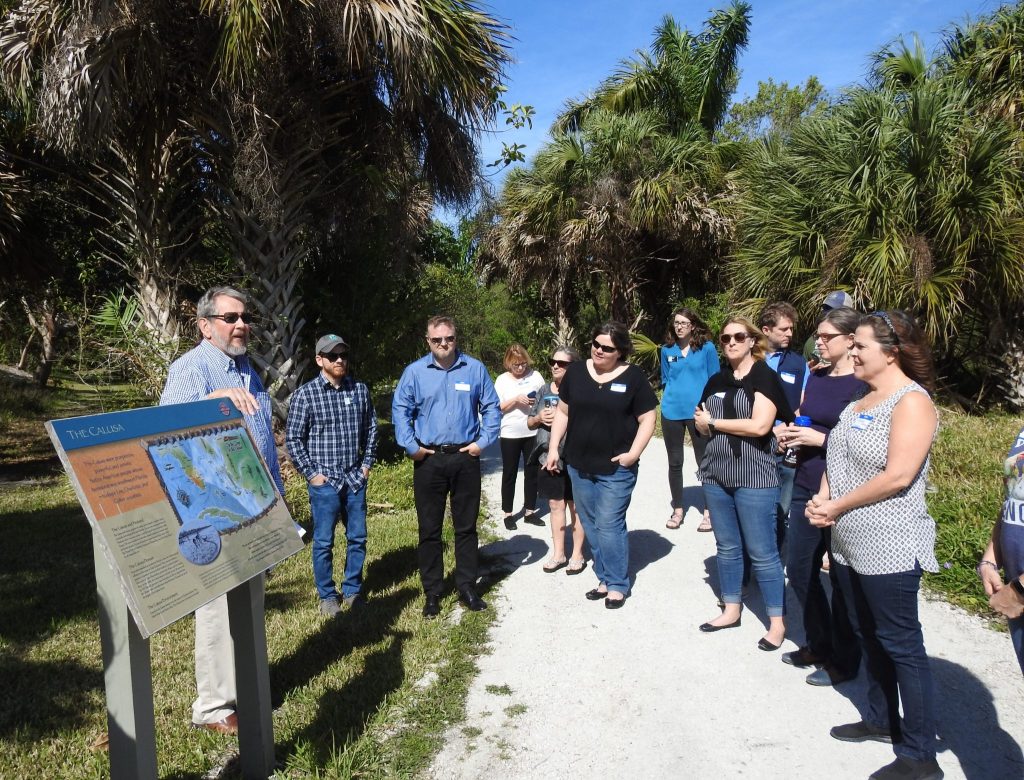 It was a beautiful day to be outside and explore the Calusa Heritage Trail.