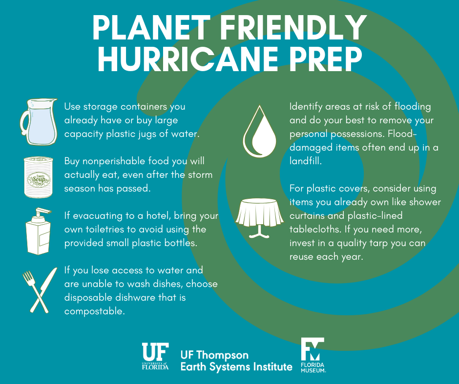 Florida Friendly Hurricane Prep Infographic