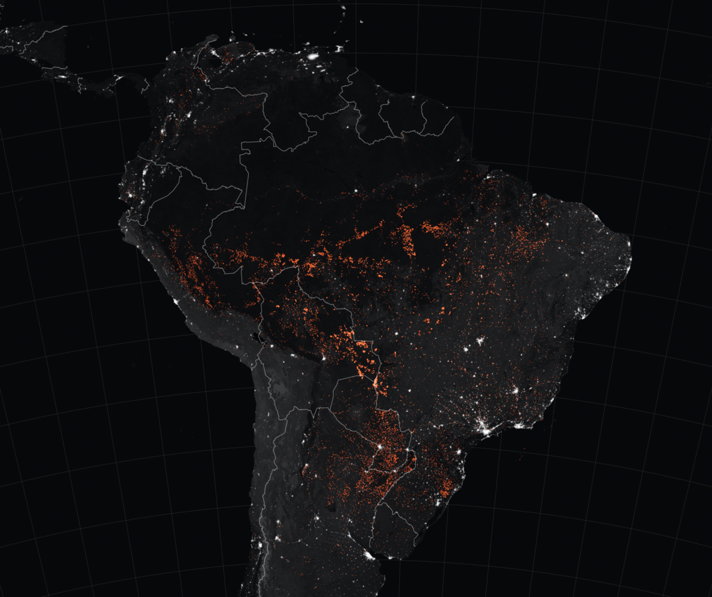 amazon fires satellite