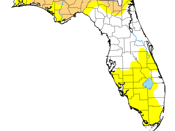 florida drought map