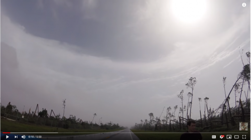 stadium effect hurricane michael in panama city youtube screen grab