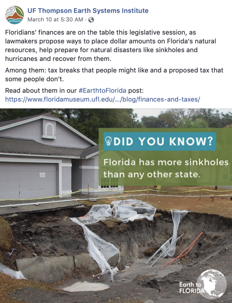 Florida Sinkholes Graphic