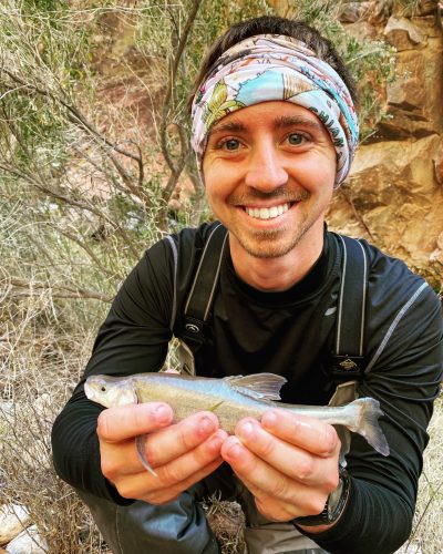 alan ivory holding fish