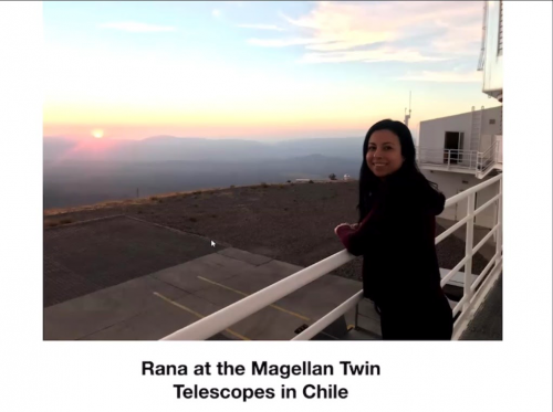 rana at the magellan twin telescope in chile