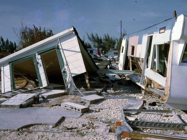 Hurricane Inez damage in Betsy in September 1965. Photo by Raymond L. Blazevic.