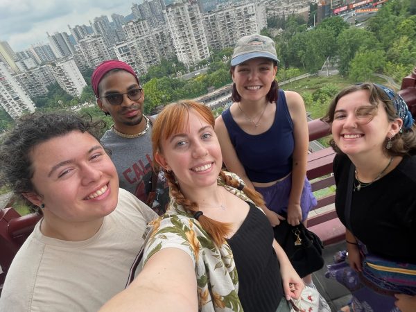 Making friends in China.