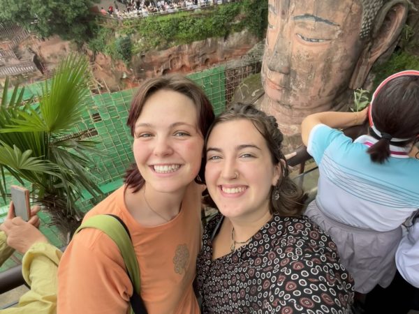 Making friends in China.