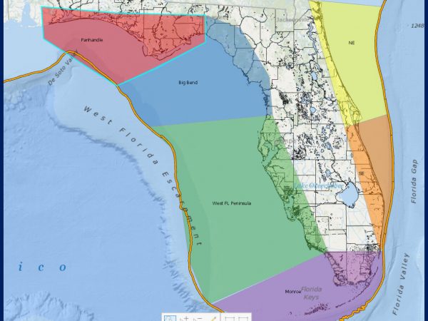 USGS Florida seafloor map