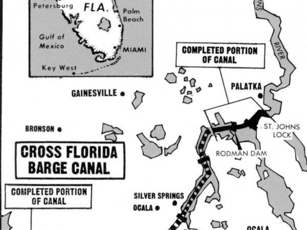 map of barge canal
