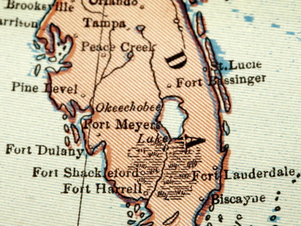 lake o map