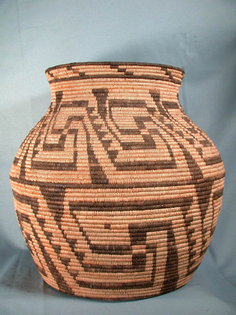Coiled Basketry Jar