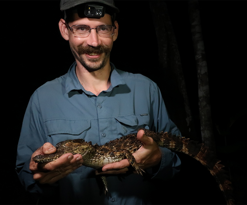 Zach and caiman