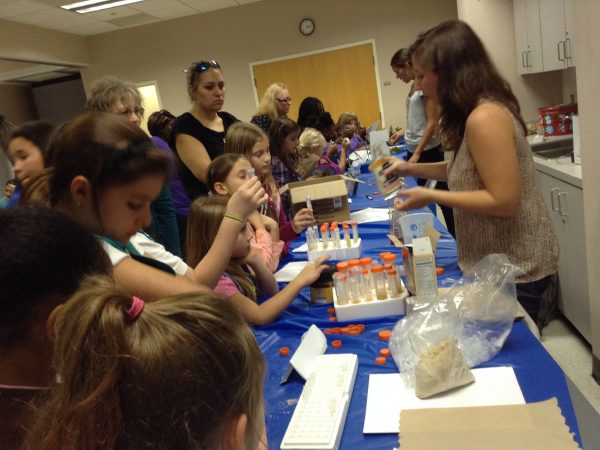 visitors of the She's a Scientist program